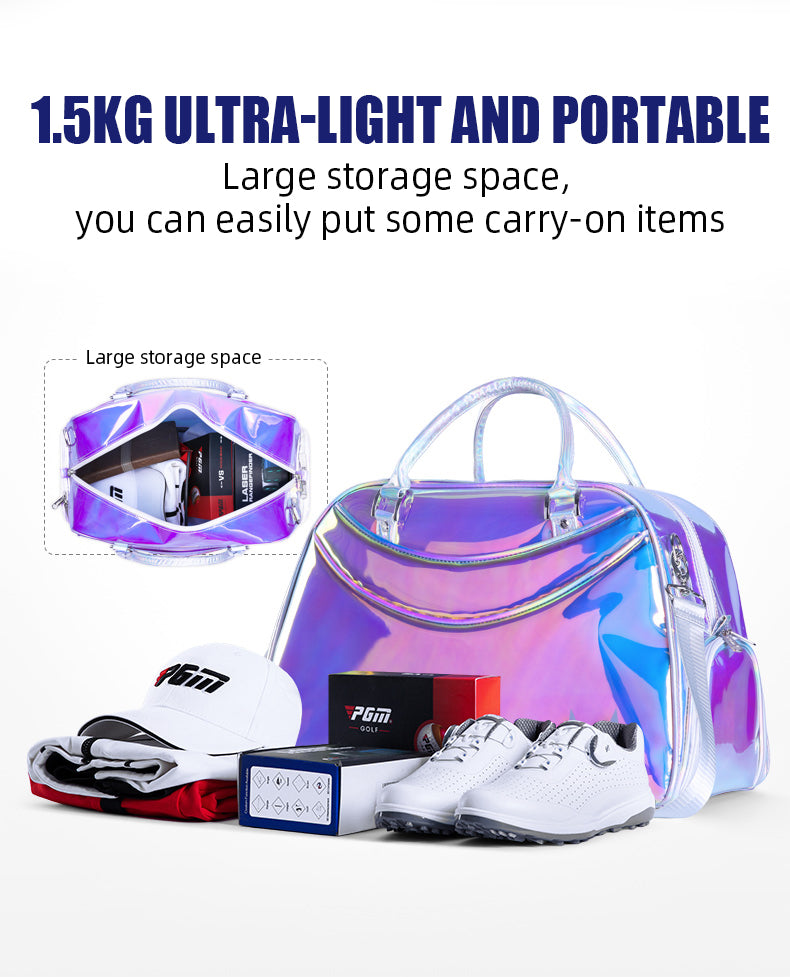 Colorful Golf Bag for Women, Lightweight and Portable Clothing and Shoe Bag