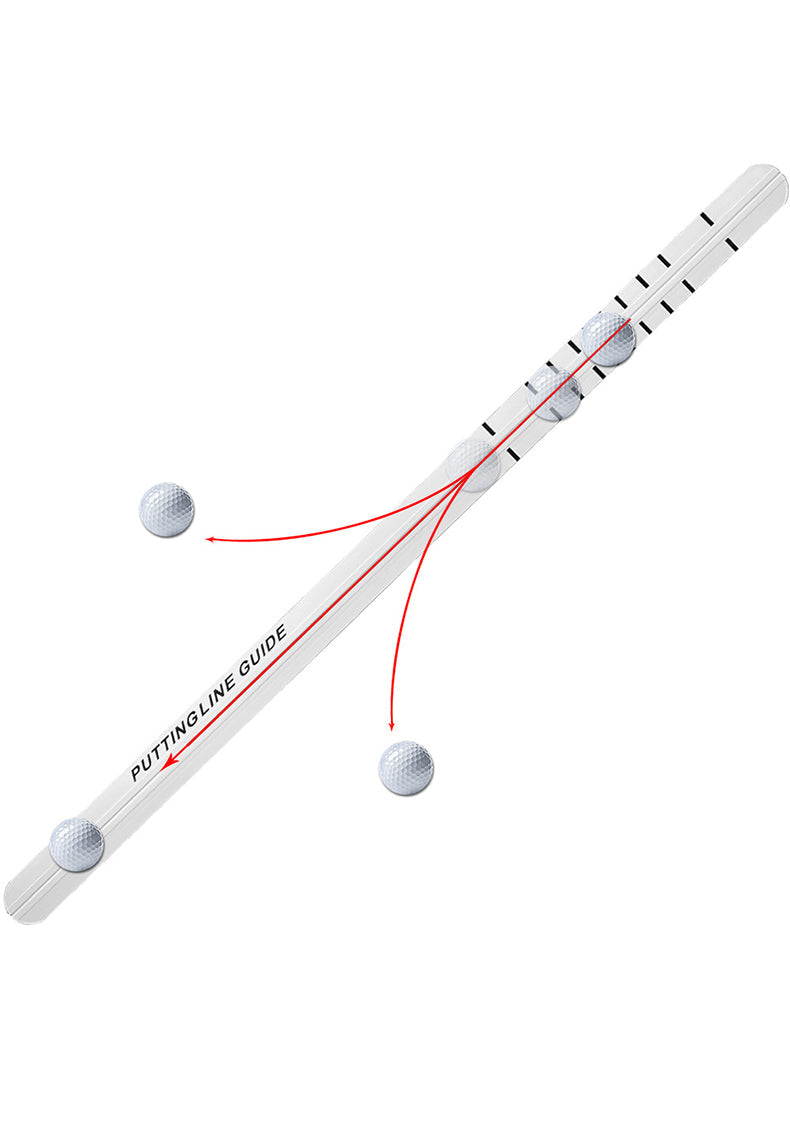 putting guide golf putting practice ruler line indoor golf putting trainer