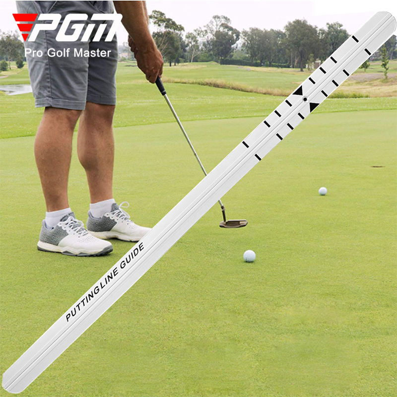 putting guide golf putting practice ruler line indoor golf putting trainer