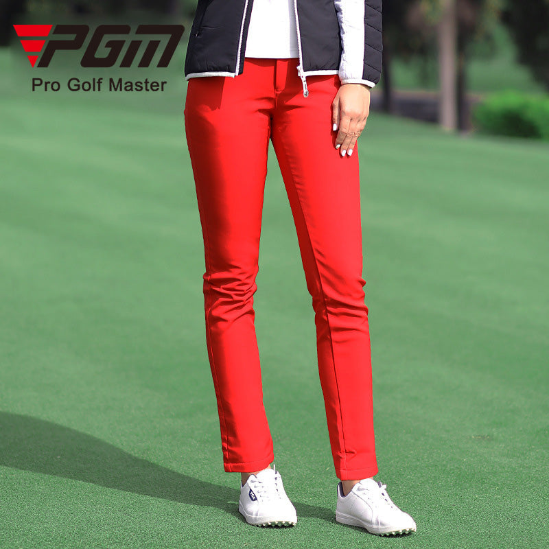 PGM KUZ045 women's golf long pants winter warm golf ladies pants