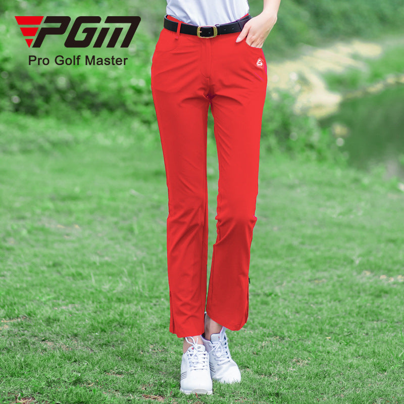PGM KUZ072 quick dry stretch spandex golf trousers slim fit woman's pants