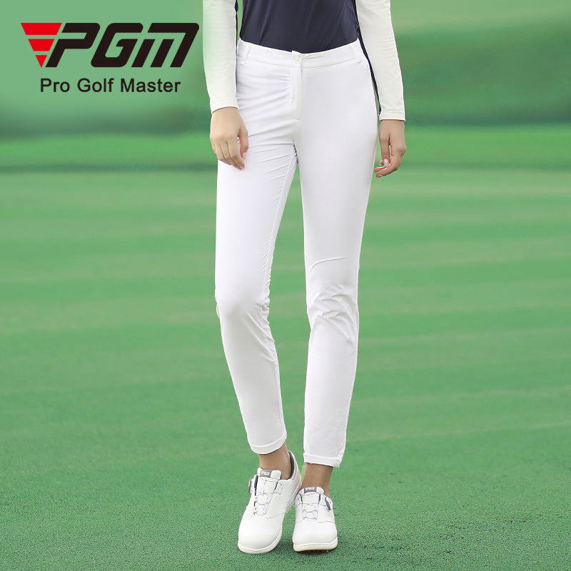 PGM KUZ092 funky golf pants ladies cropped spandex golf pants for wmen