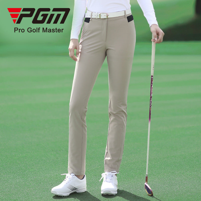 PGM KUZ093 ladies golf training trousers black cotton women golf pants