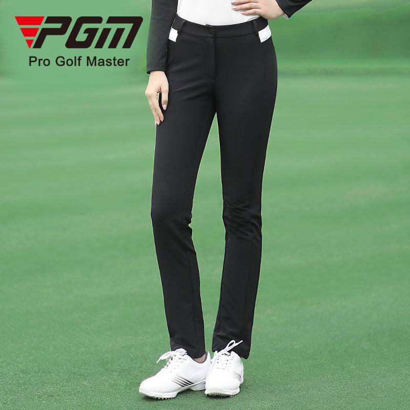 PGM KUZ093 ladies golf training trousers black cotton women golf pants