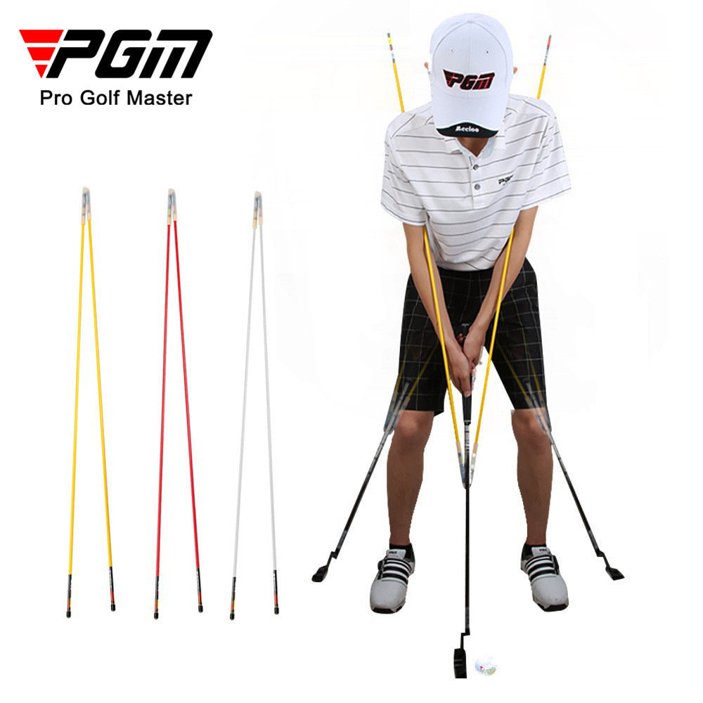 Golf Rotatory Shoulder Stick Pose Corrector Assisted Swing Putter Indicator Putting Rod