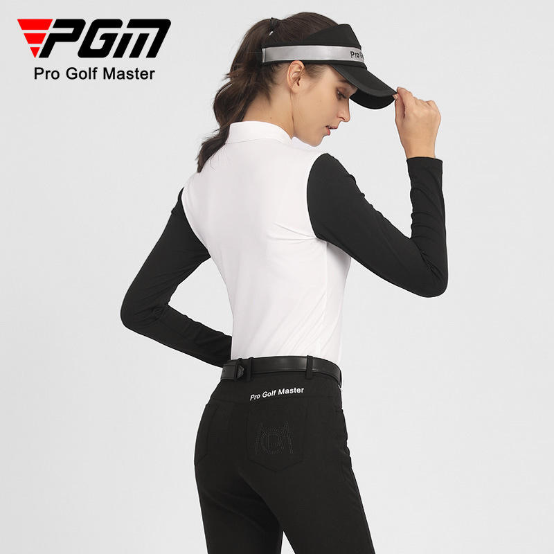 PGM YF530 custom golf polo spandex wholesale 1/4 zip golf polos