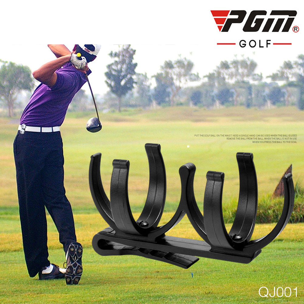 New PGM Golf Clip Holds Two Balls Rotatable Foldable Ball Clip Accessories Golf Fan Supplies Convenient Easy to Carry