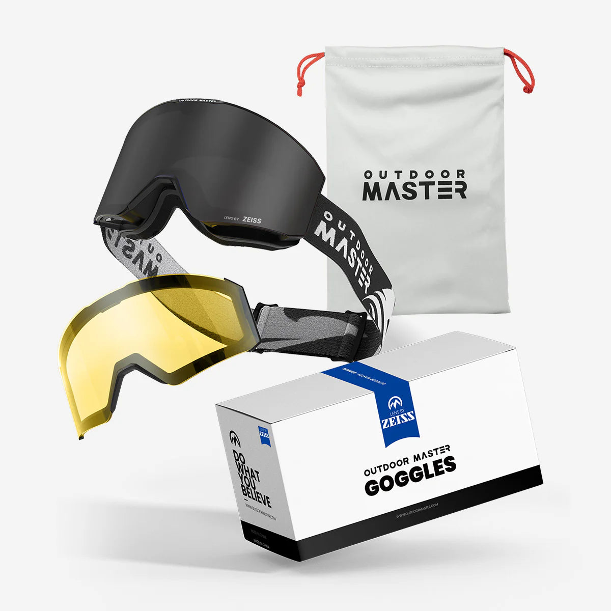 asian ski goggles Asian Fit FALCON Ski Goggles Cylindrical ZEISS Lens – Aussturn