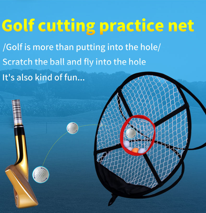 Golf practice chipping net