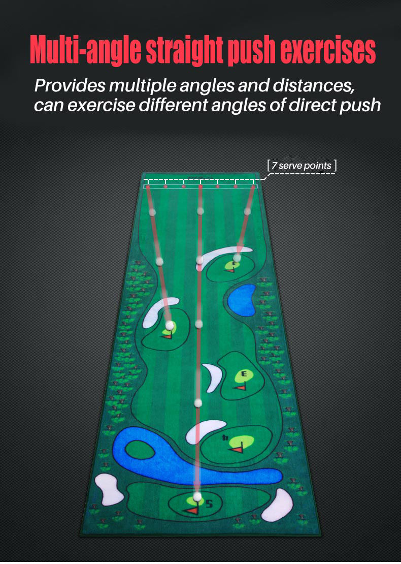 3m meter indoor golf practice velvet personal custom made training mini putting mat