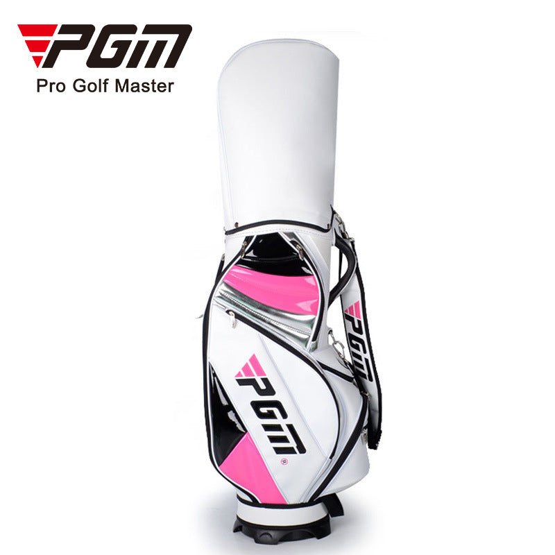 PGM QB016 ladies pink oem women staff purple custom leather golf bags