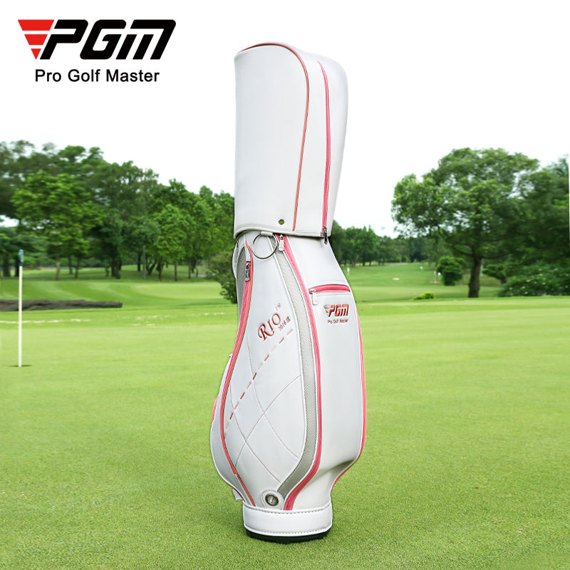 PGM QB042 Woman PU Golf Cart Bag Waterproof Lightweight Staff Golf Bag
