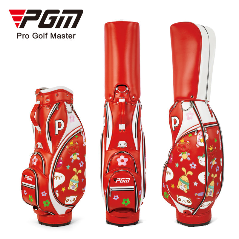 PGM QB104 golf equipment funny caddy bag waterproof cartoon ladies golf bag