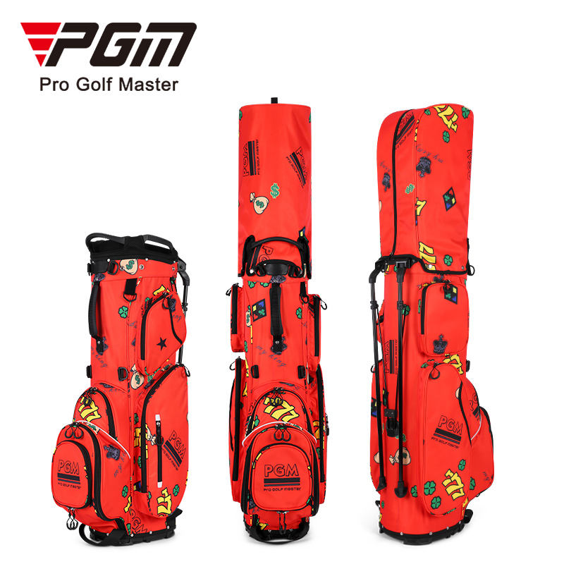 PGM QB111 personalised stand golf bag lightweight custom logo nylon golf bag