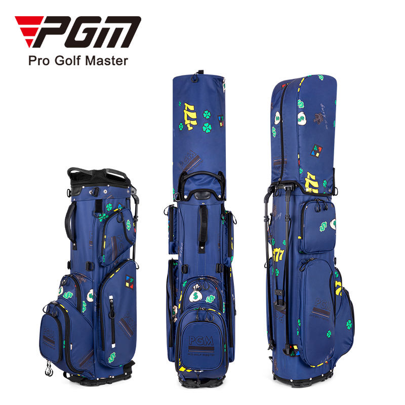 PGM QB111 personalised stand golf bag lightweight custom logo nylon golf bag
