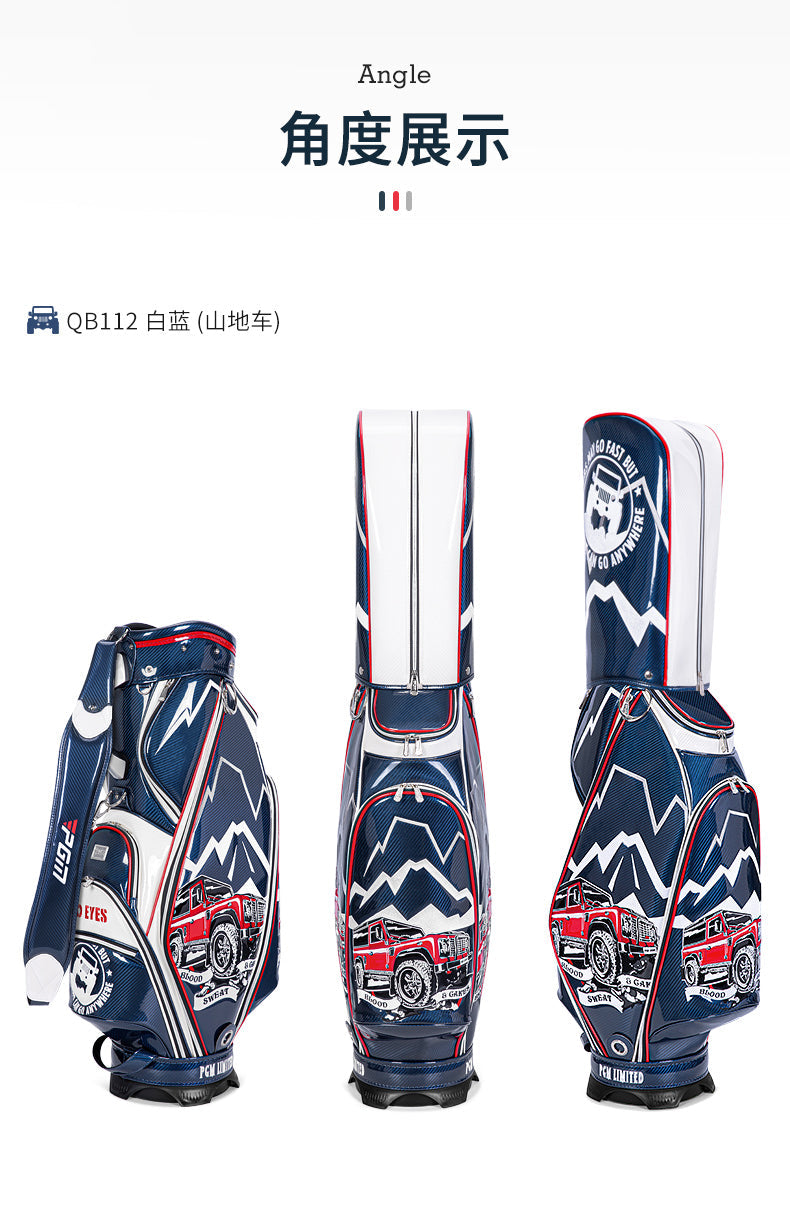 PGM QB112 golf club bag men pu leather custom logo tour golf bag waterproof golf bag