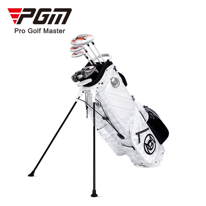 Portable Golf Bag with Stand, High-end Waterproof Fabric, Stylish Camouflage Golf Club Bag