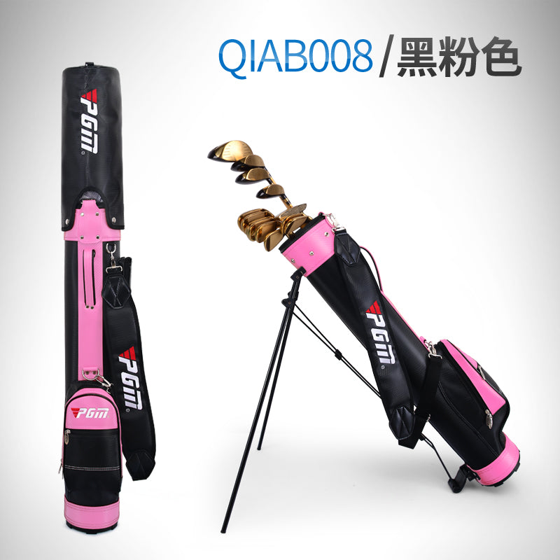 PGM QIAB008 custom logo pencil golf cart bag stand sac de golf high quality PU sunday carry golf bag
