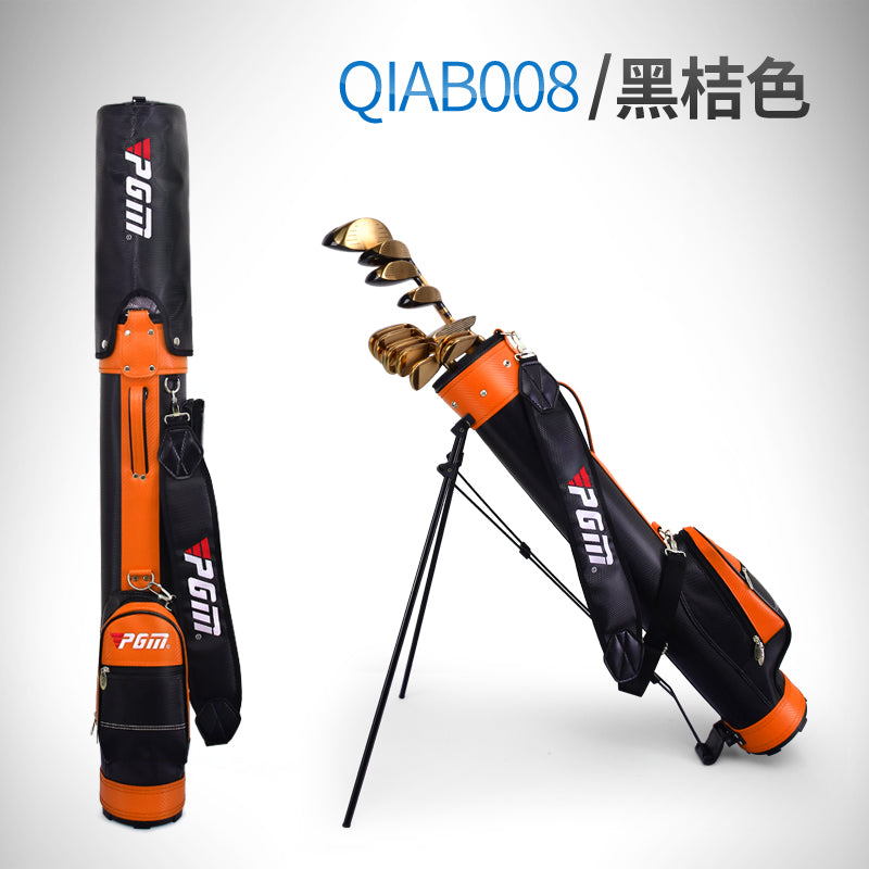 PGM QIAB008 custom logo pencil golf cart bag stand sac de golf high quality PU sunday carry golf bag