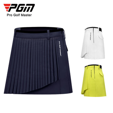 PGM QZ075 premium golf skirt women sports tennis golf dress pleated golf skirt