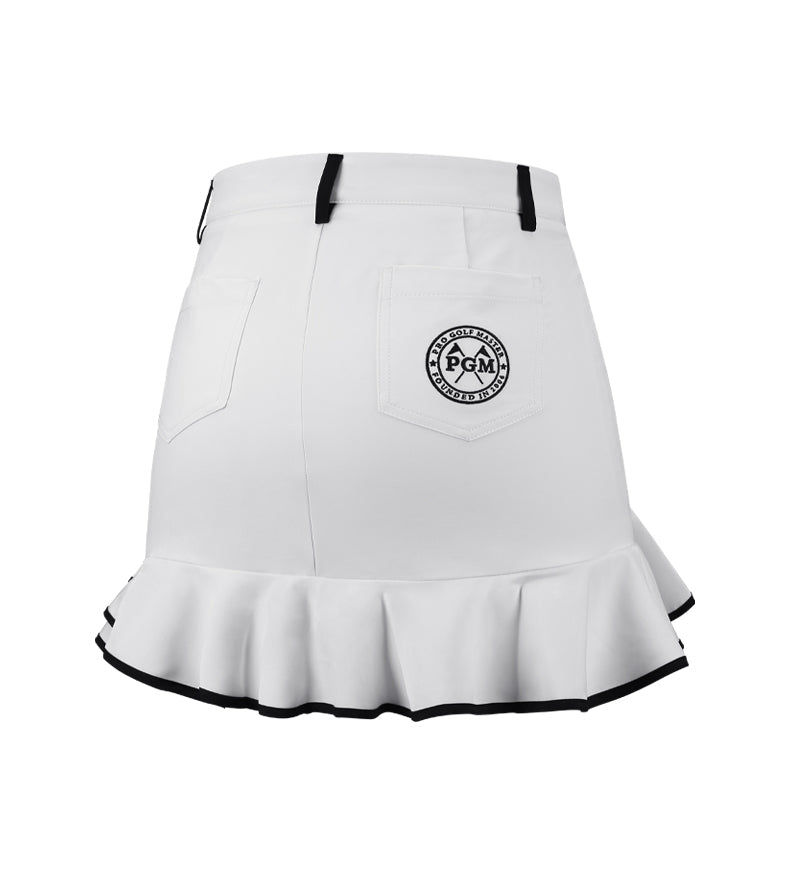 PGM QZ080 summer golf wear skirt women sports tennis golf skirt with pockets