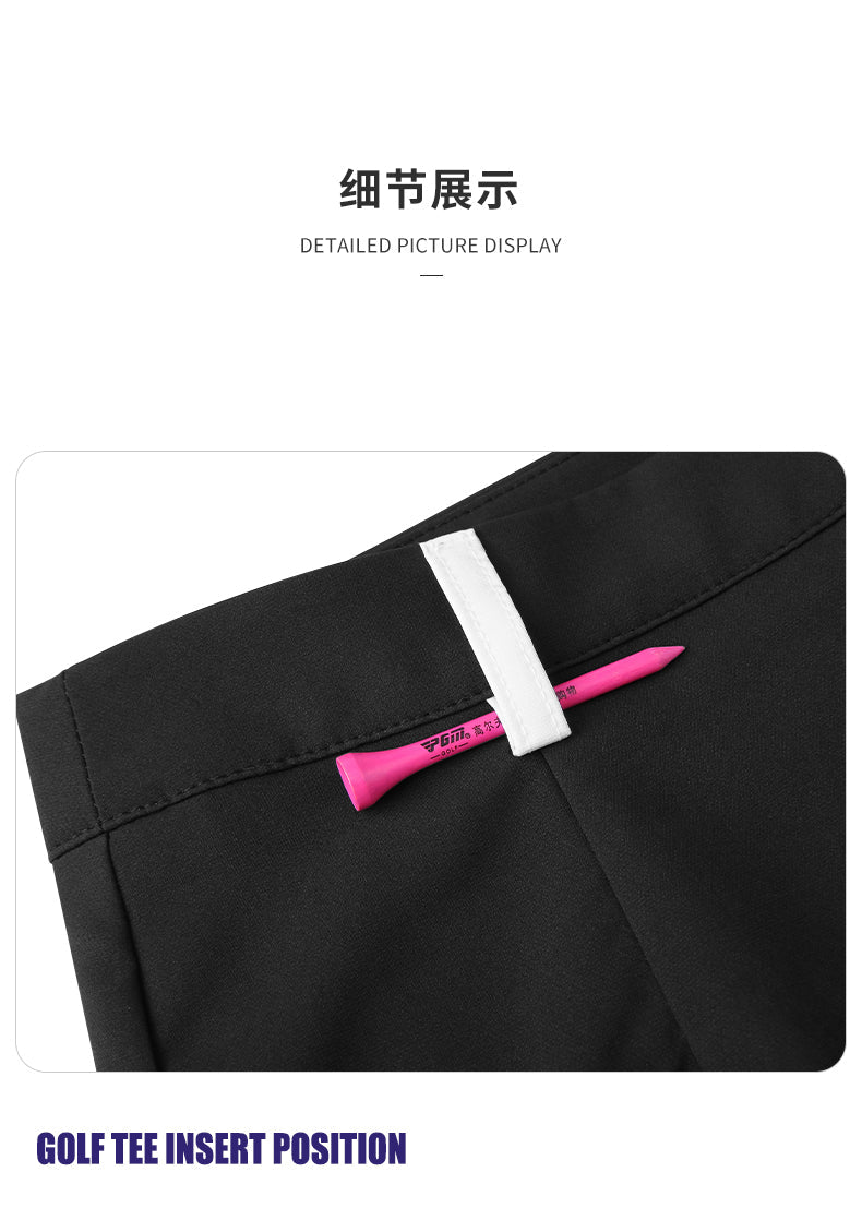 PGM QZ080 summer golf wear skirt women sports tennis golf skirt with pockets