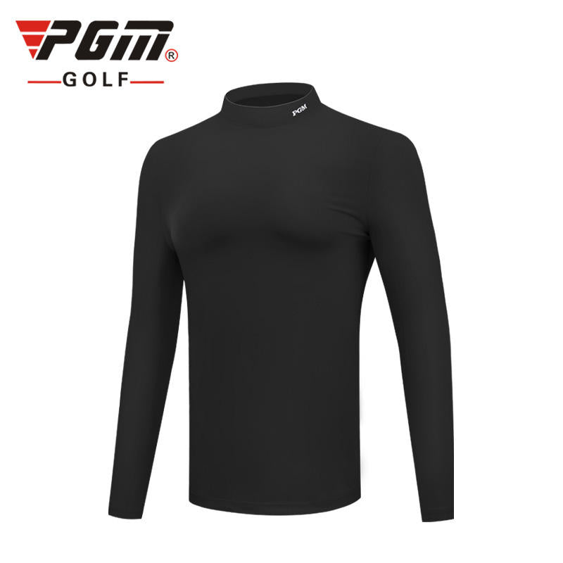PGM YF388 mens long sleeve golf shirt custom logo oem branded golf shirt