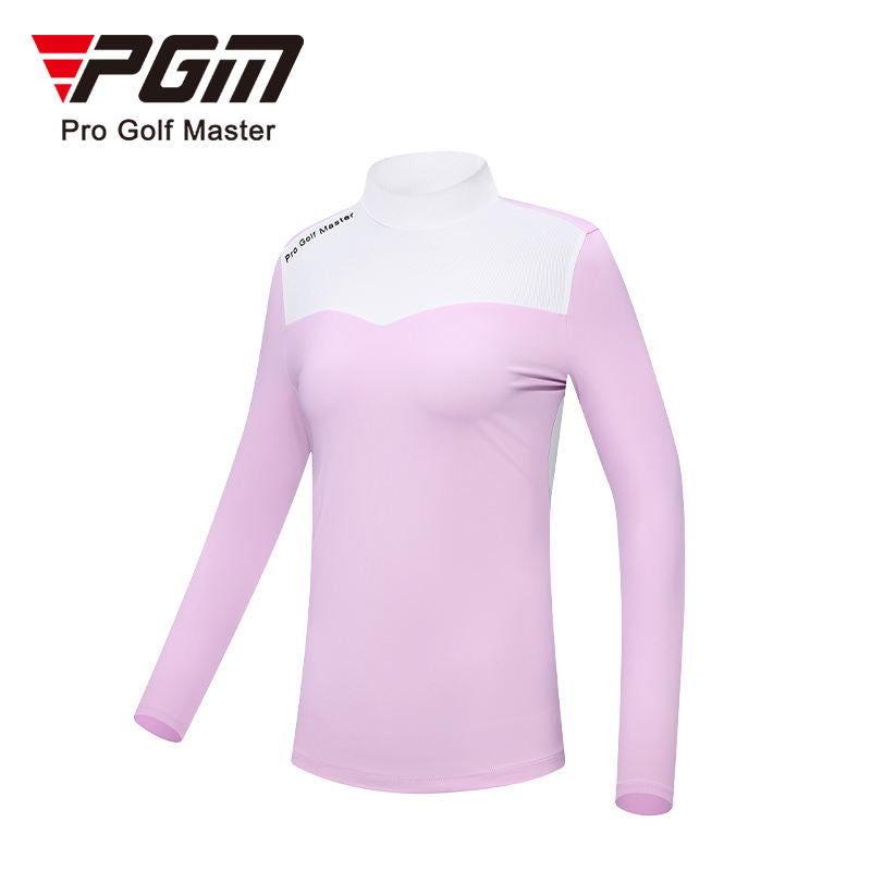 PGM YF545 ladies plain white golf t shirts poly spandex soft golf shirts