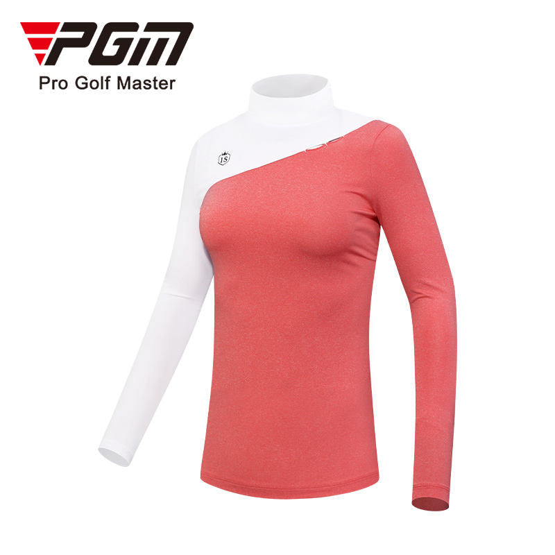 PGM YF447 high end custom golf shirt long sleeve polyester spandex women's golf shirt