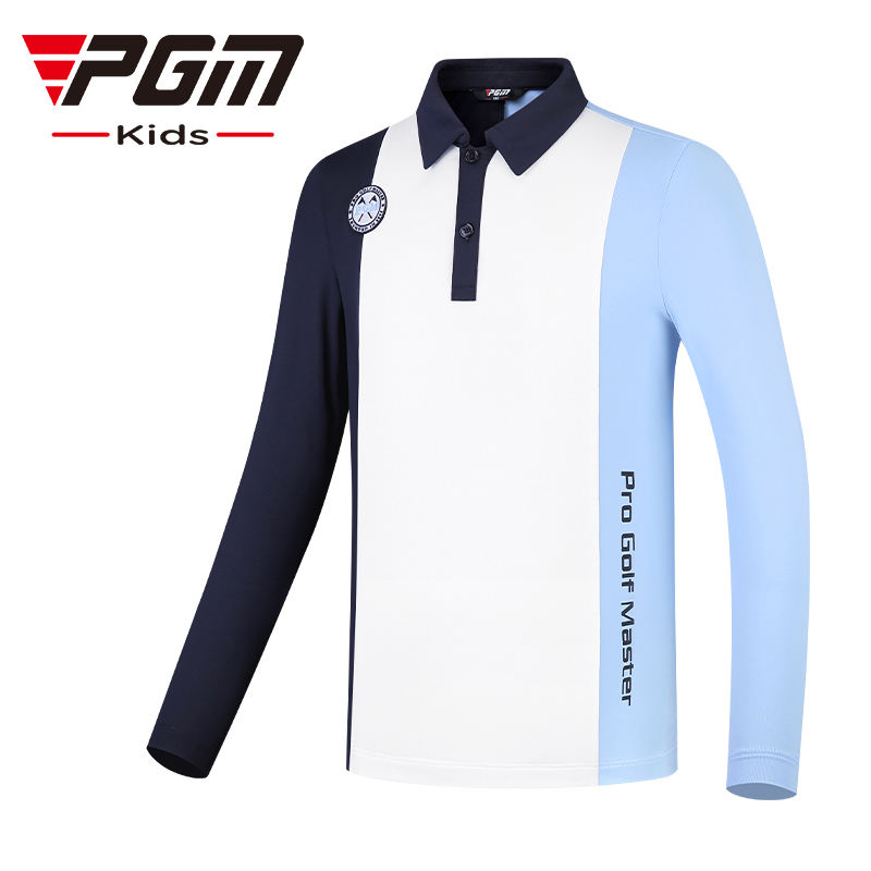 PGM YF493 kids wholesale quality golf polo polyester spandex 2022 golf polo