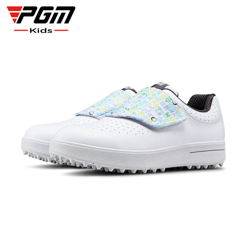 PGM XZ250 kids golf non slip shoes korean style waterproof formal golf shoes