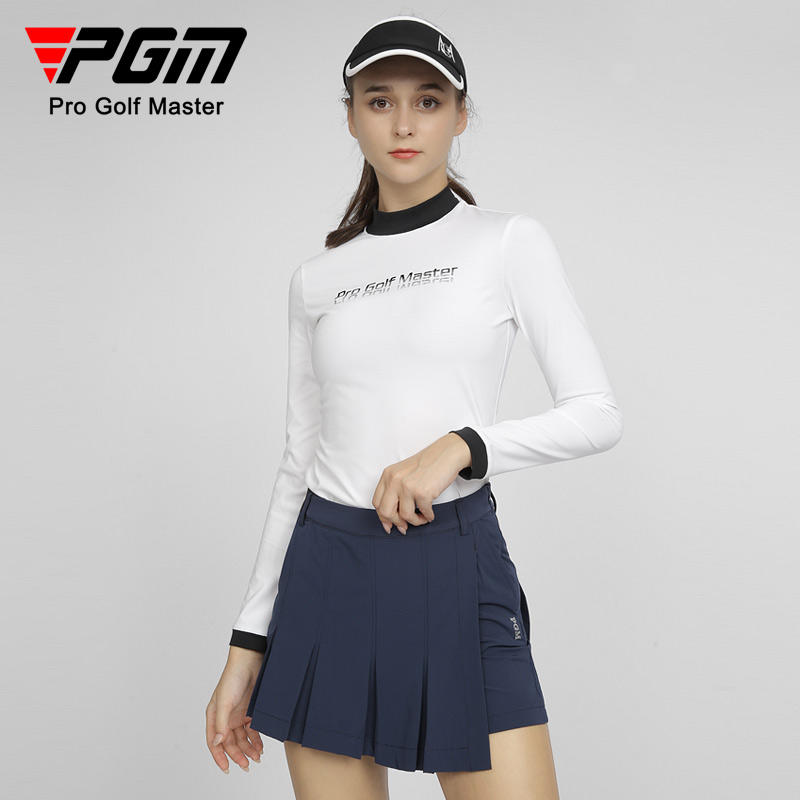PGM YF533 youth golf long-sleeved women shirts long sleeve polyester spandex golf shirt