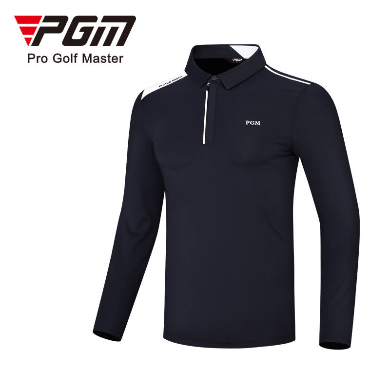 PGM YF492 sports design golf custom logo polo shirt polyester golf polo shits with logo