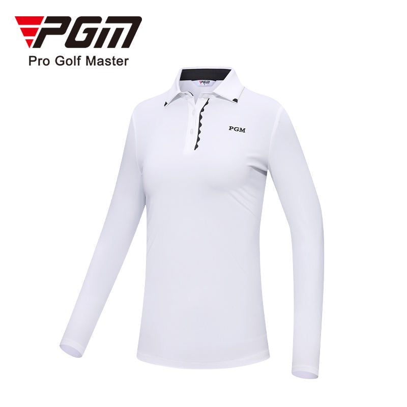 PGM YF537 winter long sleeve golf polo shirts polo shirt 2023 women fashion golf polo