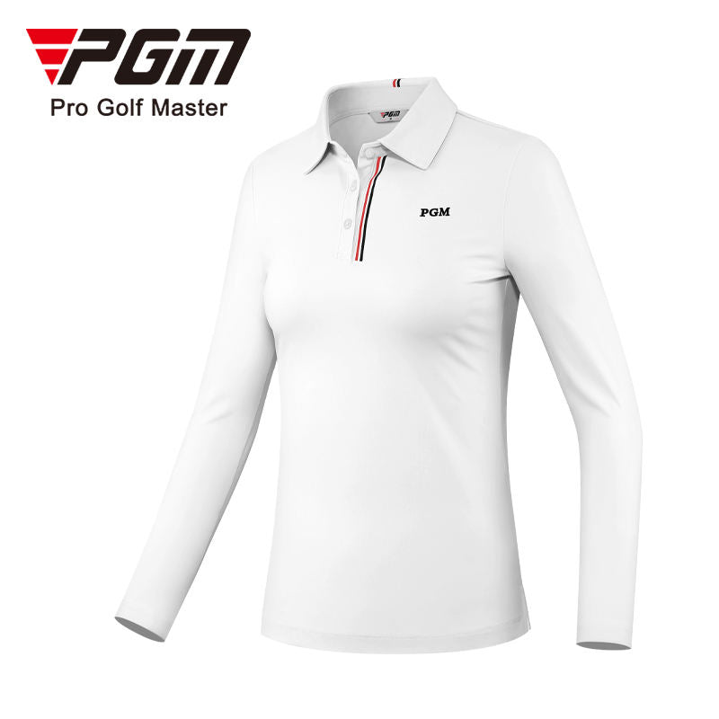 PGM YF534 ladies wholesale custom logo sports golf polo t shirt polyester spandex golf polo