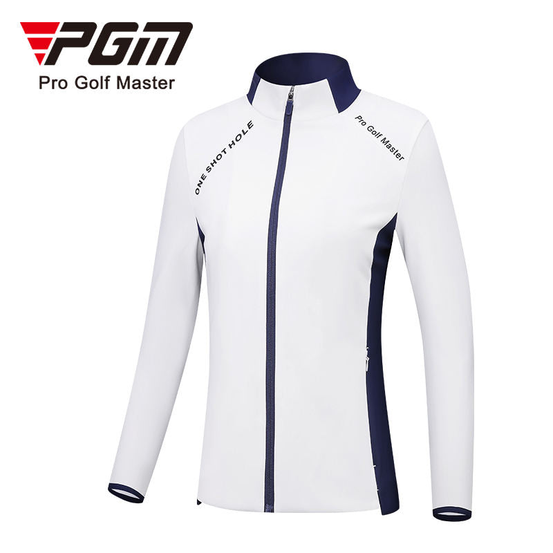 PGM YF513 ladies long sleeve golf coat casual white golf jacket