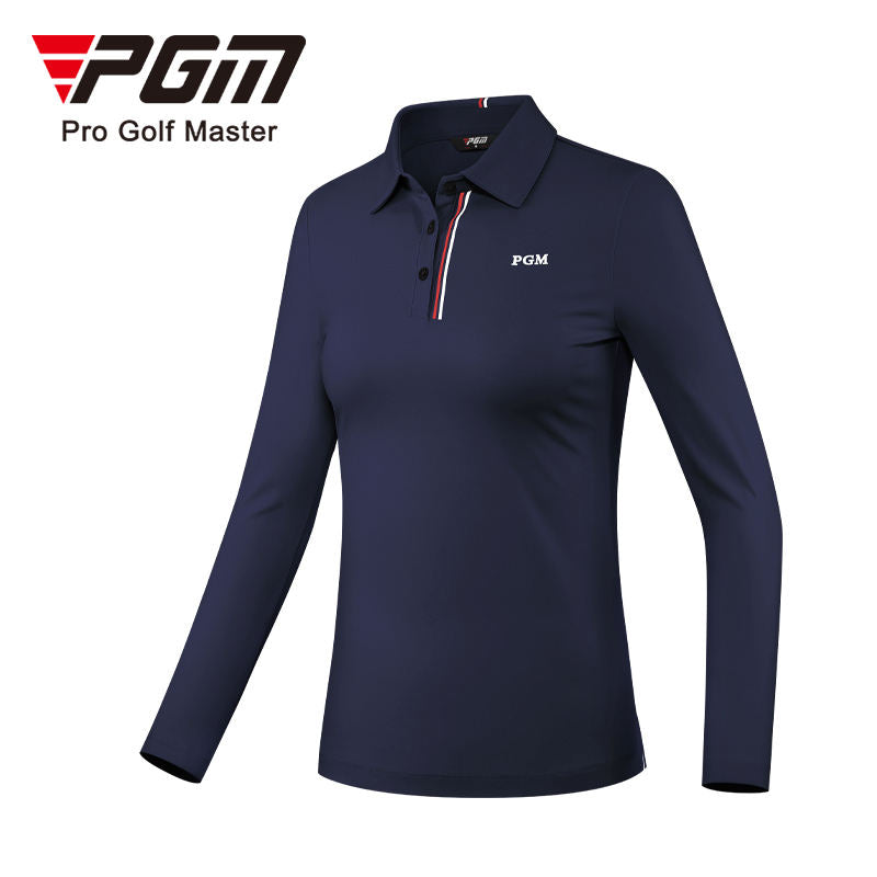 PGM YF534 ladies wholesale custom logo sports golf polo t shirt polyester spandex golf polo