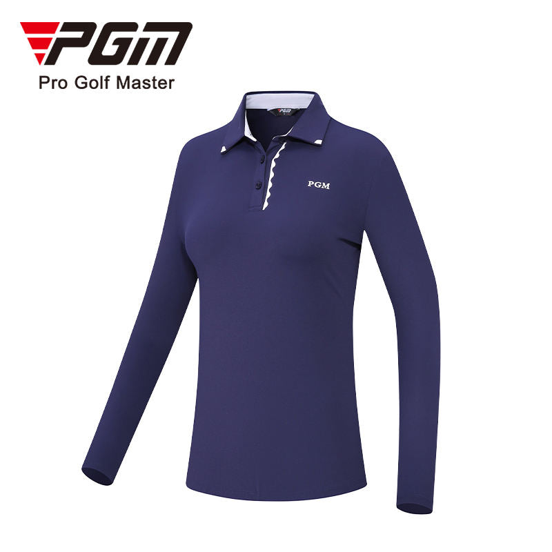PGM YF537 winter long sleeve golf polo shirts polo shirt 2023 women fashion golf polo