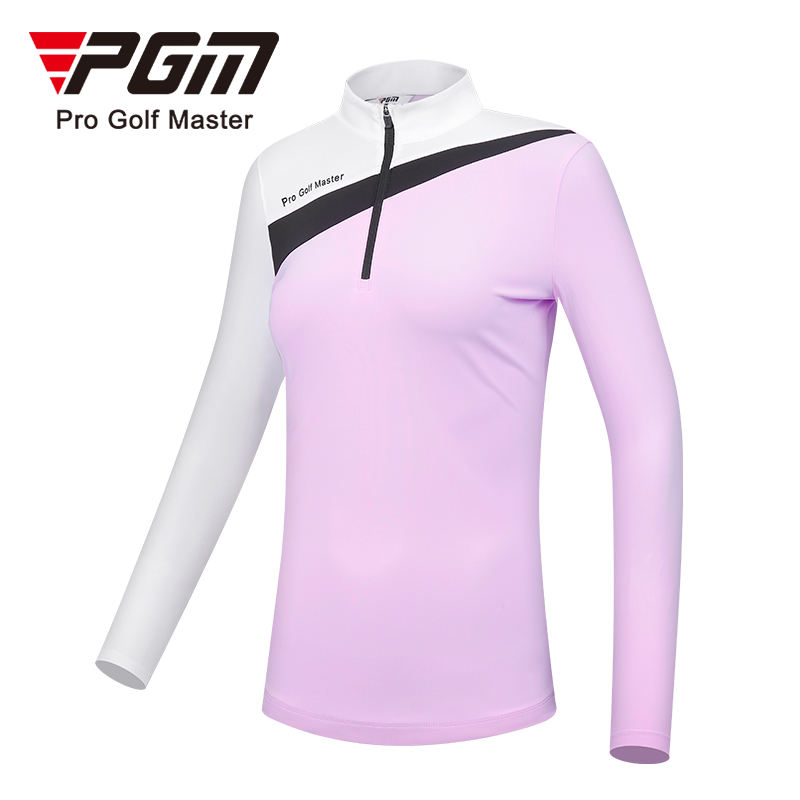 PGM YF532 custom logo golf tee shirt 2023 women slim fit golf shirt