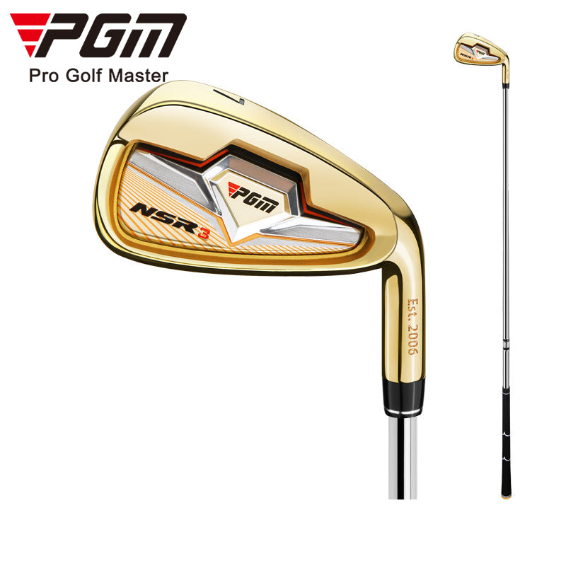 PGM Tig033 NSR III Professional Men Stainless Steel Graphite Head Black Gold Golf Iron