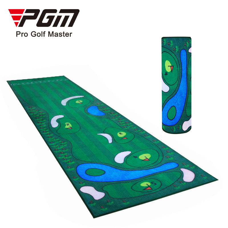 3m meter indoor golf practice velvet personal custom made training mini putting mat