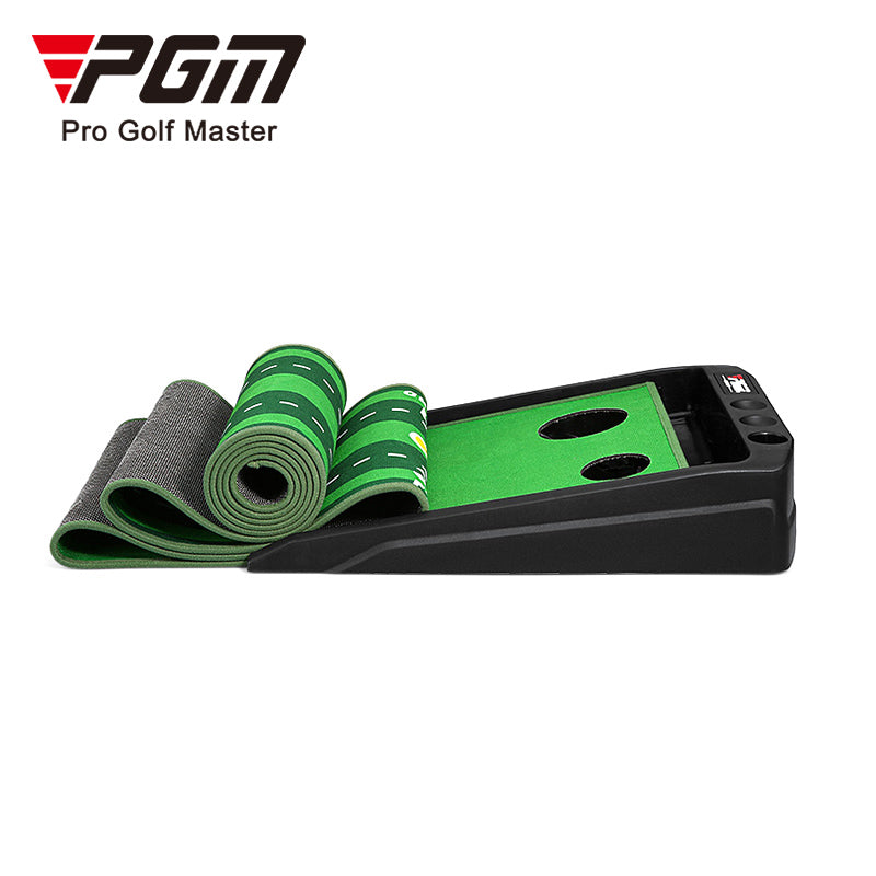 golf putting matt indoor automatic ball return golf putting mat with anti slip base