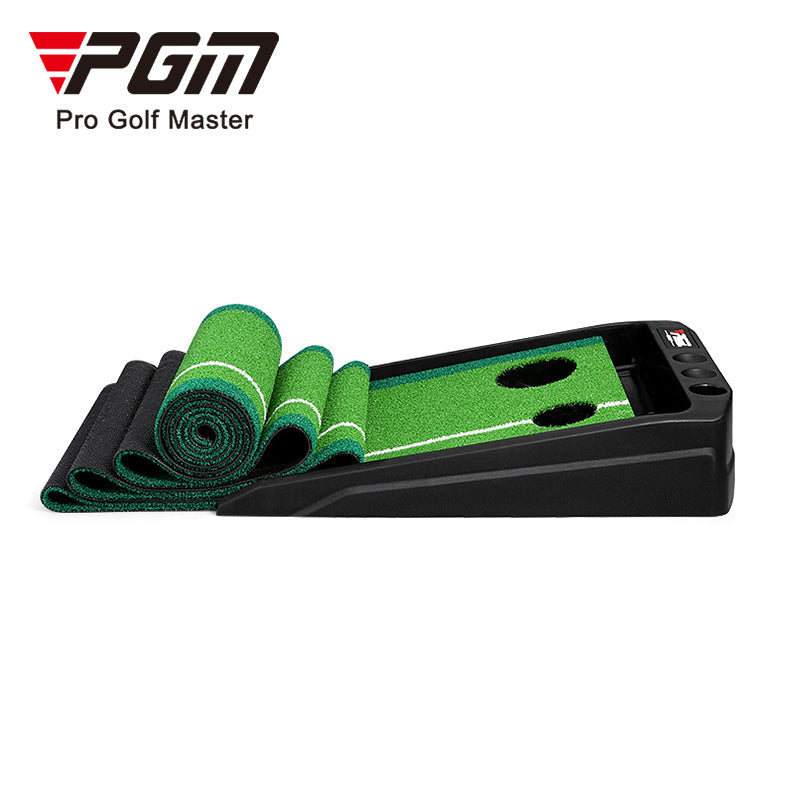 golf putting matt indoor automatic ball return golf putting mat with anti slip base