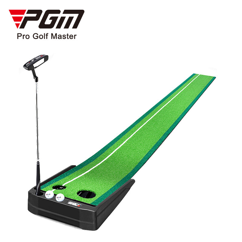 golf putting matt indoor automatic ball return golf putting mat with anti slip base