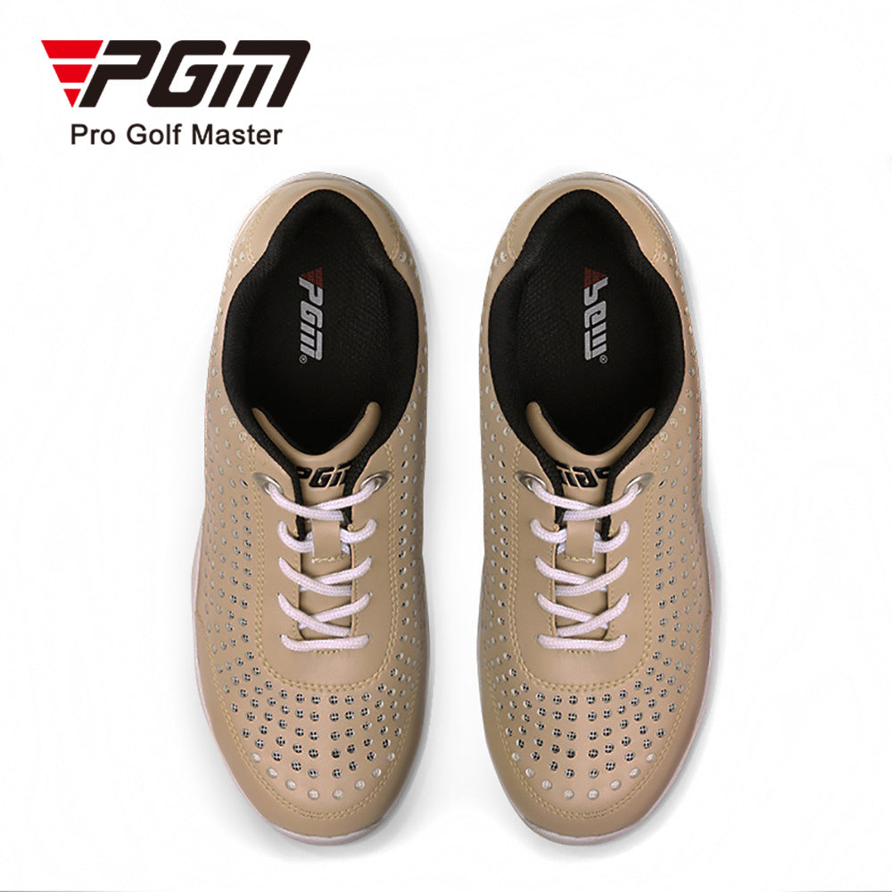 PGM XZ017 golf shoes men spikes oem breathable microfibre golf shoe