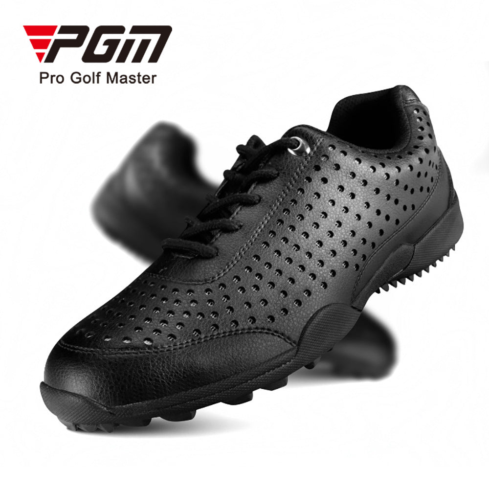 PGM XZ017 golf shoes men spikes oem breathable microfibre golf shoe