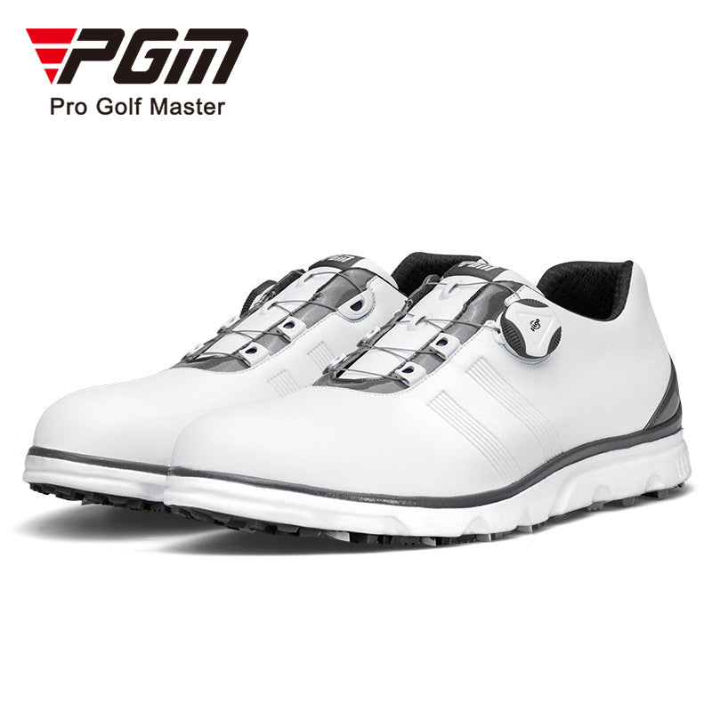 PGM XZ164 custom golf shoe non slip auto lacing waterproof spikes golf shoes