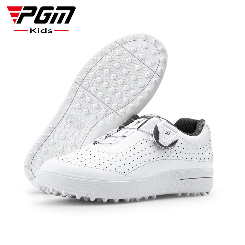 PGM XZ229 kids golf ball shoes waterproof 2022 spike less golf shoes