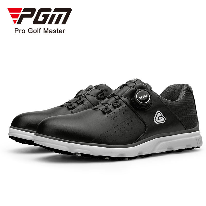 PGM XZ232 male luxury waterproof rubber practice golf shoes for men