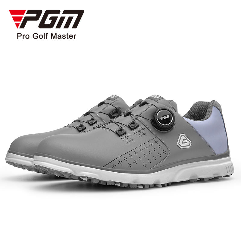 PGM XZ232 male luxury waterproof rubber practice golf shoes for men